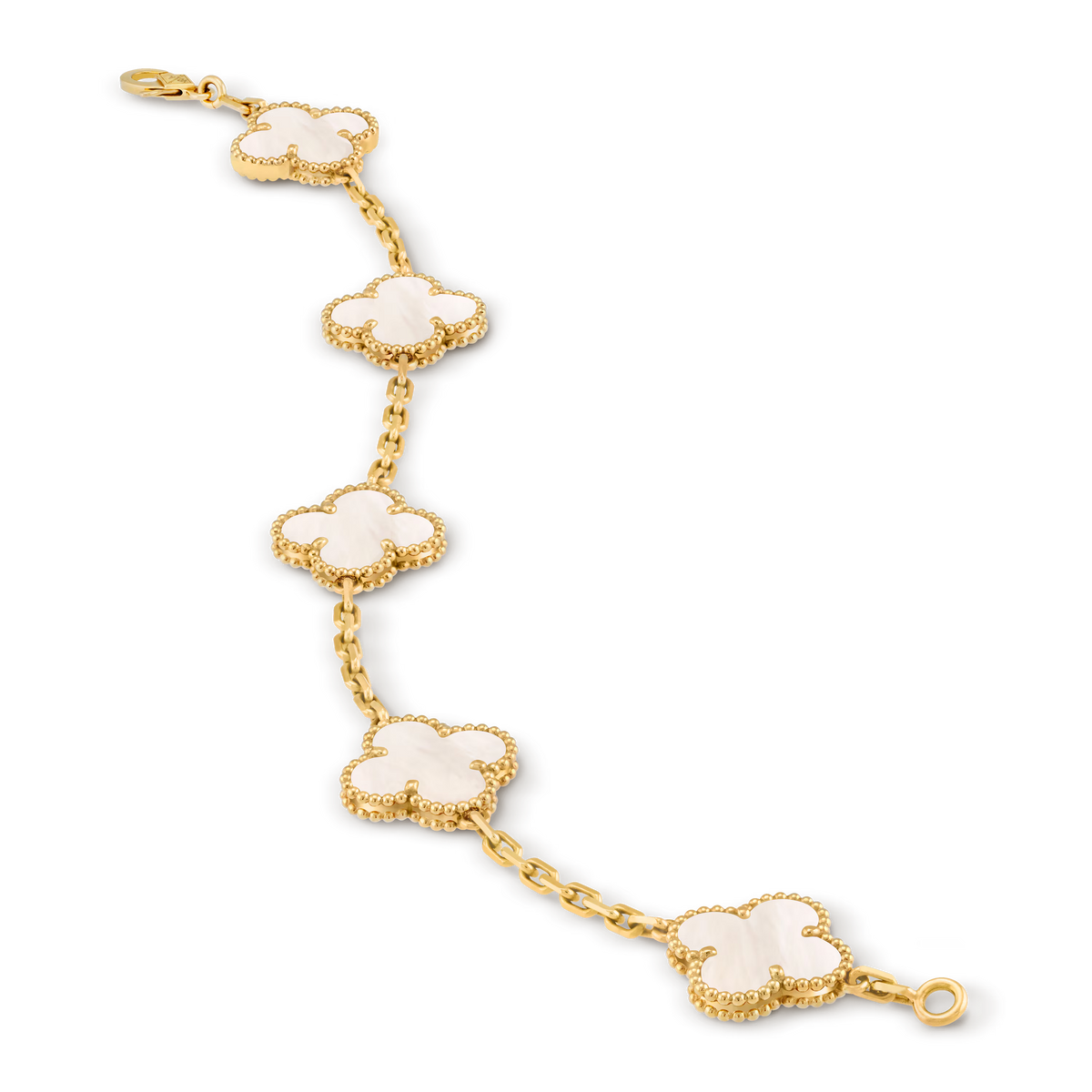 VC&A VINTAGE ALHAMBRA SILVER & GOLD BİLEKLİK