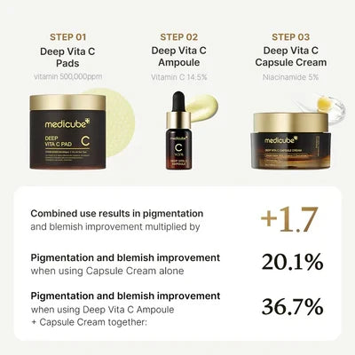 MEDICUBE YOĞUN C VİTAMİNİ KAPSÜL KREM