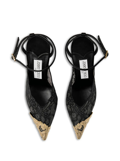 JIMMY CHOO FAIZ LACE TOPUKLU AYAKKABI