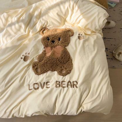 LOVE BEAR NEVRESİM TAKIMI - Cece Decór