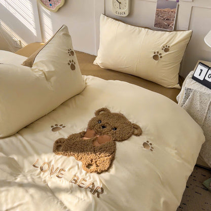 LOVE BEAR NEVRESİM TAKIMI - Cece Decór