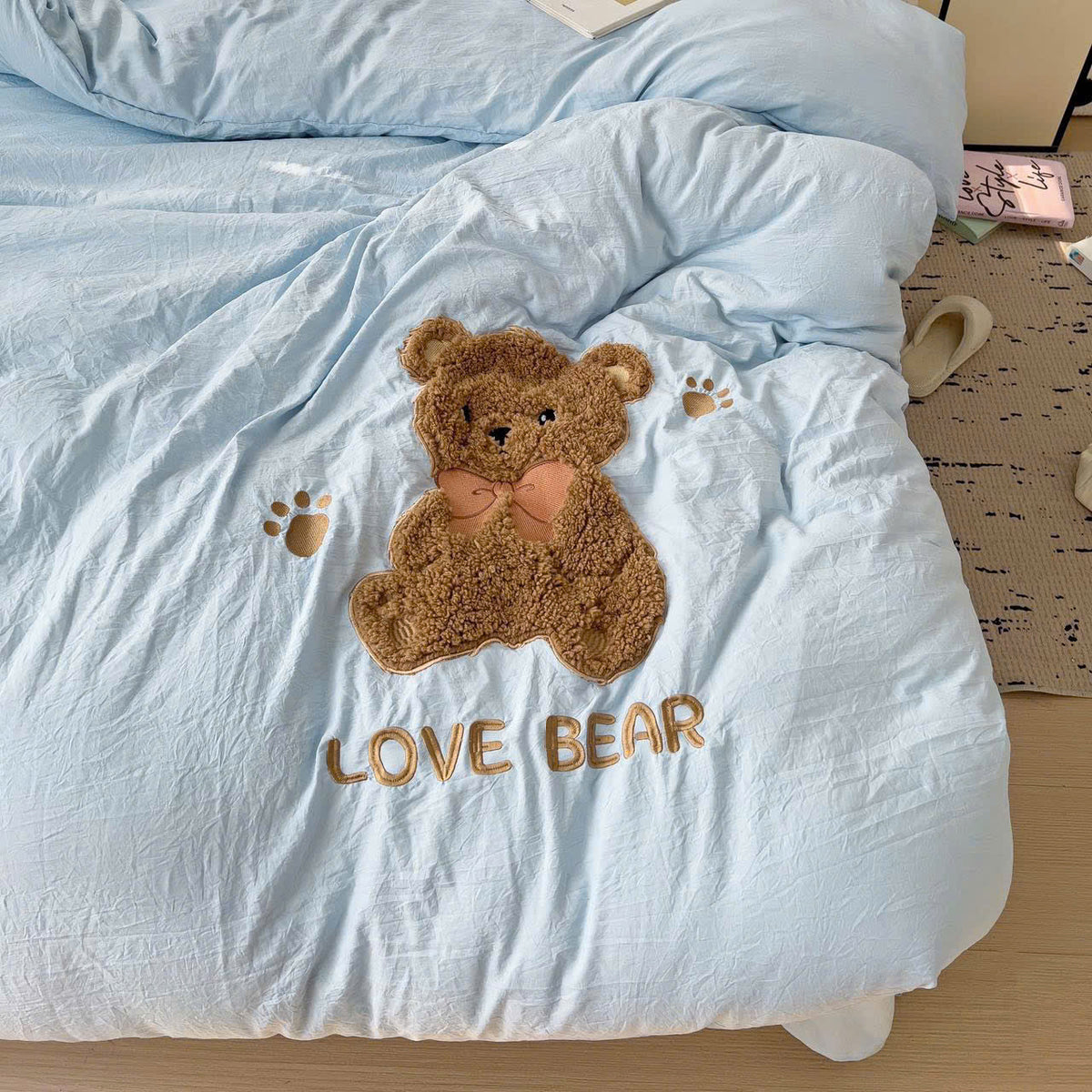 LOVE BEAR NEVRESİM TAKIMI - Cece Decór