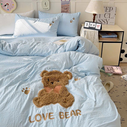 LOVE BEAR NEVRESİM TAKIMI - Cece Decór