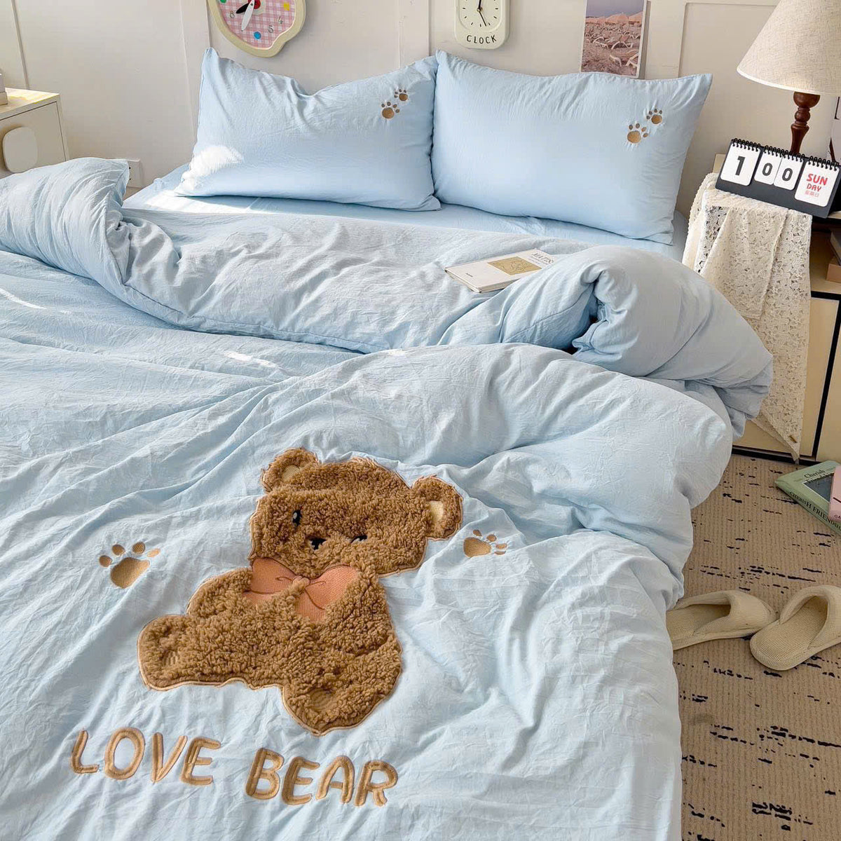 LOVE BEAR NEVRESİM TAKIMI - Cece Decór