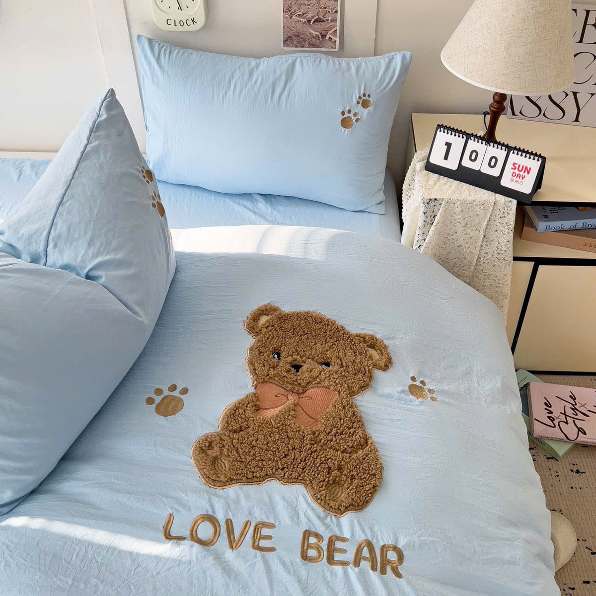 LOVE BEAR NEVRESİM TAKIMI - Cece Decór
