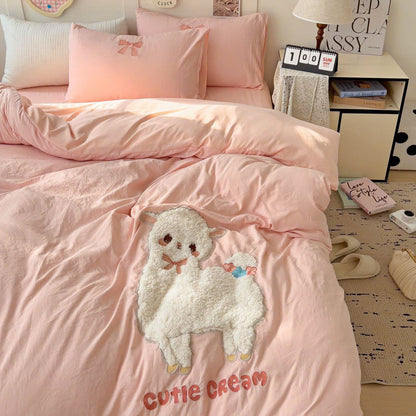 CUTIE CREAM NEVRESİM TAKIMI - Cece Decór