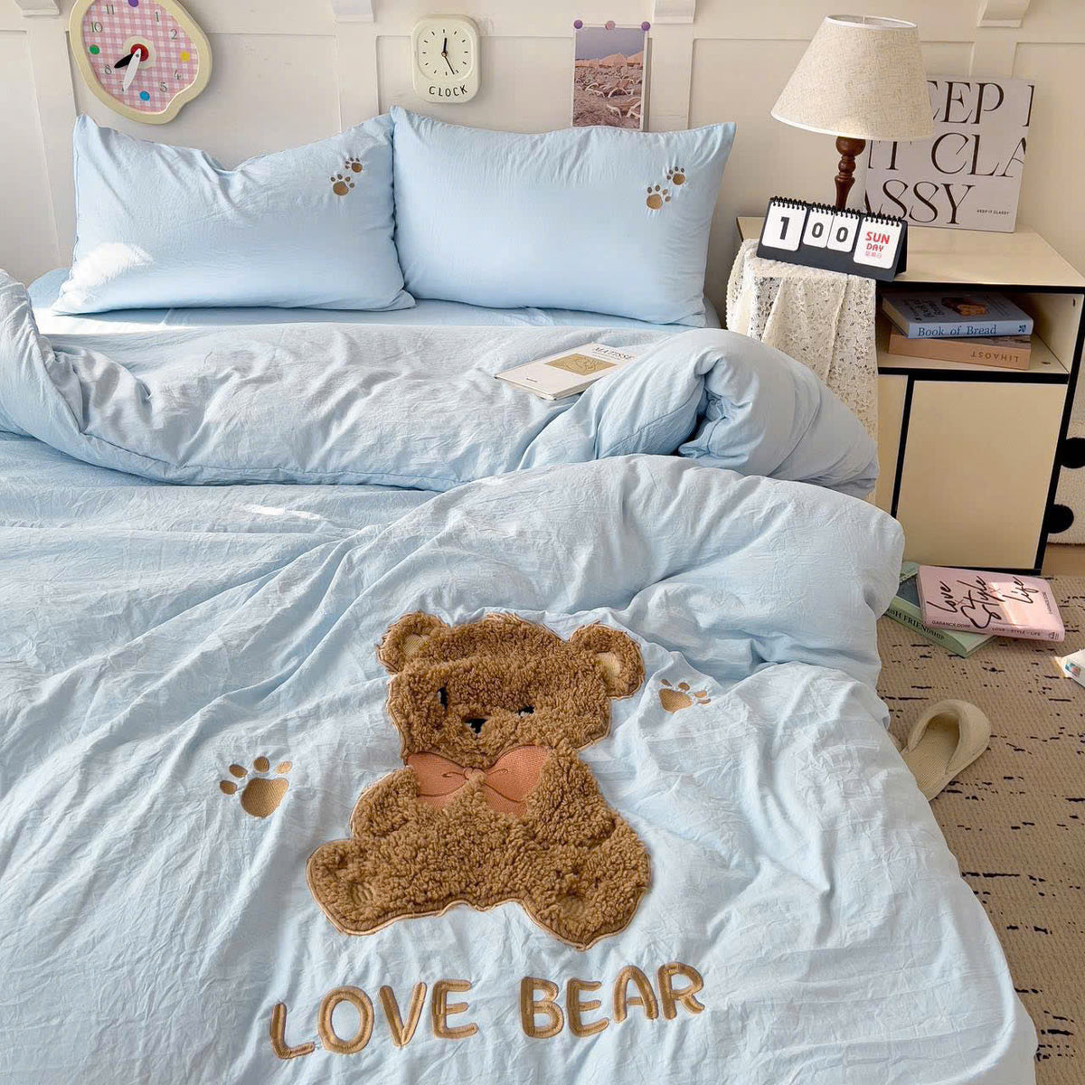LOVE BEAR NEVRESİM TAKIMI - Cece Decór