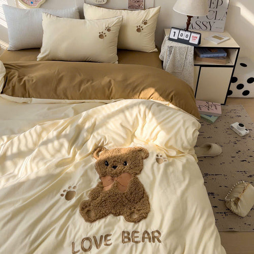 LOVE BEAR NEVRESİM TAKIMI - Cece Decór