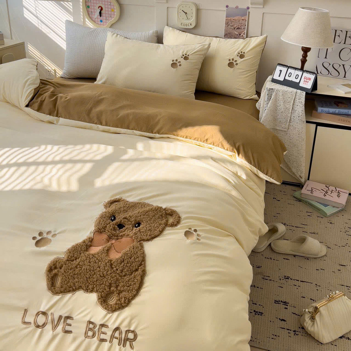 LOVE BEAR NEVRESİM TAKIMI - Cece Decór