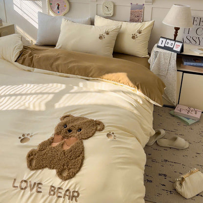 LOVE BEAR NEVRESİM TAKIMI - Cece Decór