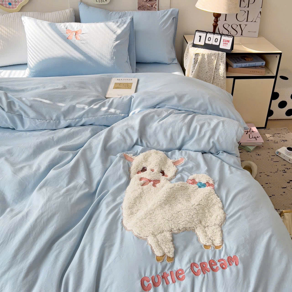 CUTIE CREAM NEVRESİM TAKIMI - Cece Decór