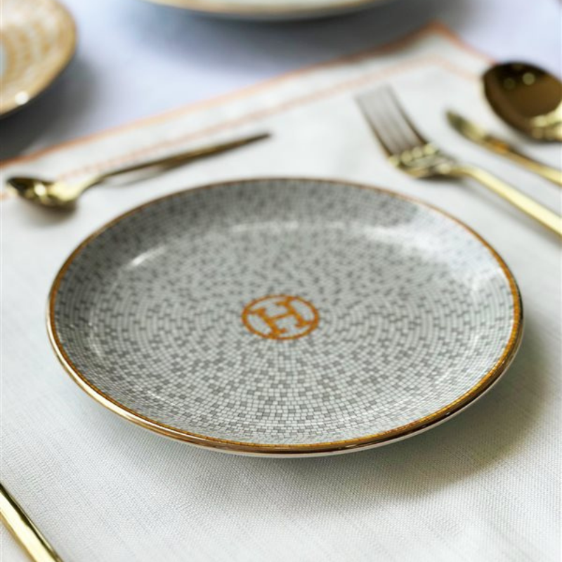 GOLD CASA MOSAIC 4 PARÇA YEMEK SETİ - Cece Decór