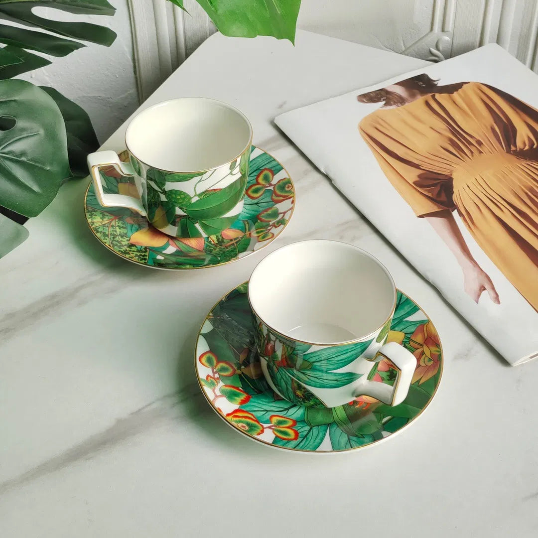 AROMA DI ROMA 2'Lİ KAHVE FİNCAN SETİ - Cece Decór