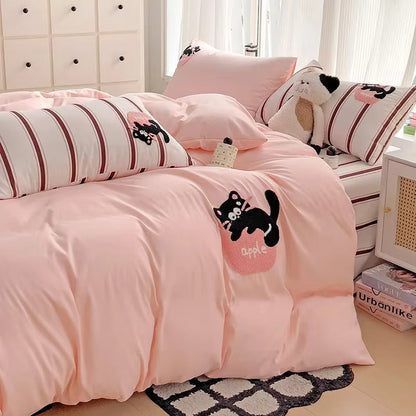 APPLE CAT NEVRESİM TAKIMI - Cece Decór