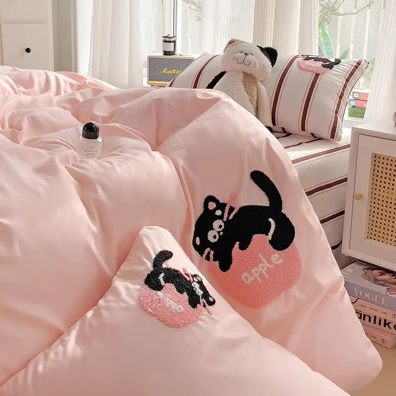 APPLE CAT NEVRESİM TAKIMI - Cece Decór