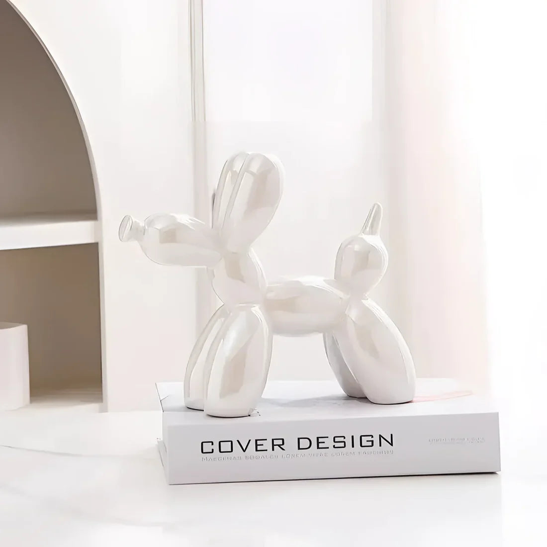 LUXE BALLOON CANINE SERAMİK BİBLO
