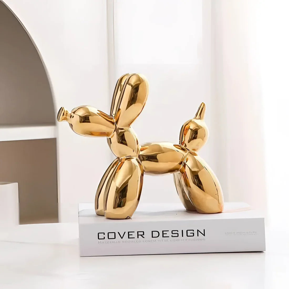 LUXE BALLOON CANINE SERAMİK BİBLO