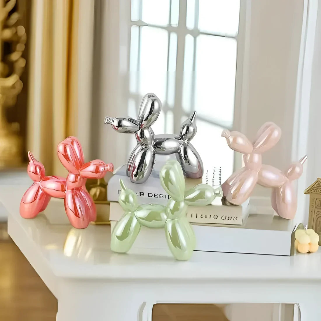 LUXE BALLOON CANINE SERAMİK BİBLO