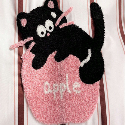 APPLE CAT NEVRESİM TAKIMI - Cece Decór