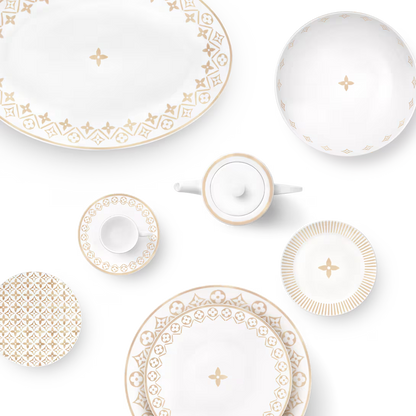 LV FLOWER TILE 2'Lİ TABAK SETİ - Cece Decór