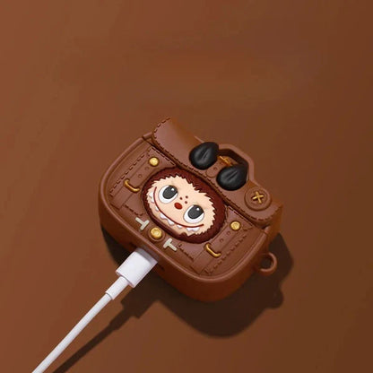 POP MART LABUBU DERİ ÇANTA STİLİ AIRPODS KILIFI - Cece Decór