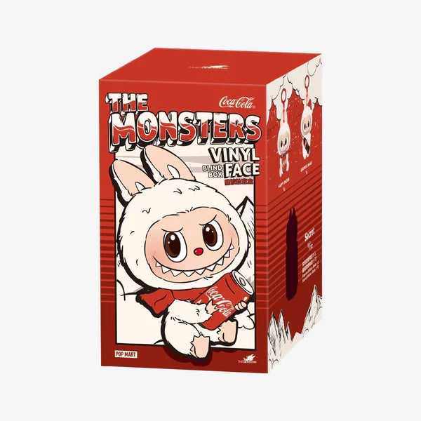 POP MART LABUBU THE MONSTERS COCA-COLA SERİSİ HAPPY FACTOR VİNİL PELUŞ FİGÜR - Cece Decór