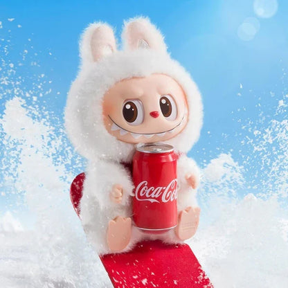 POP MART LABUBU THE MONSTERS COCA-COLA SERİSİ HAPPY FACTOR VİNİL PELUŞ FİGÜR - Cece Decór